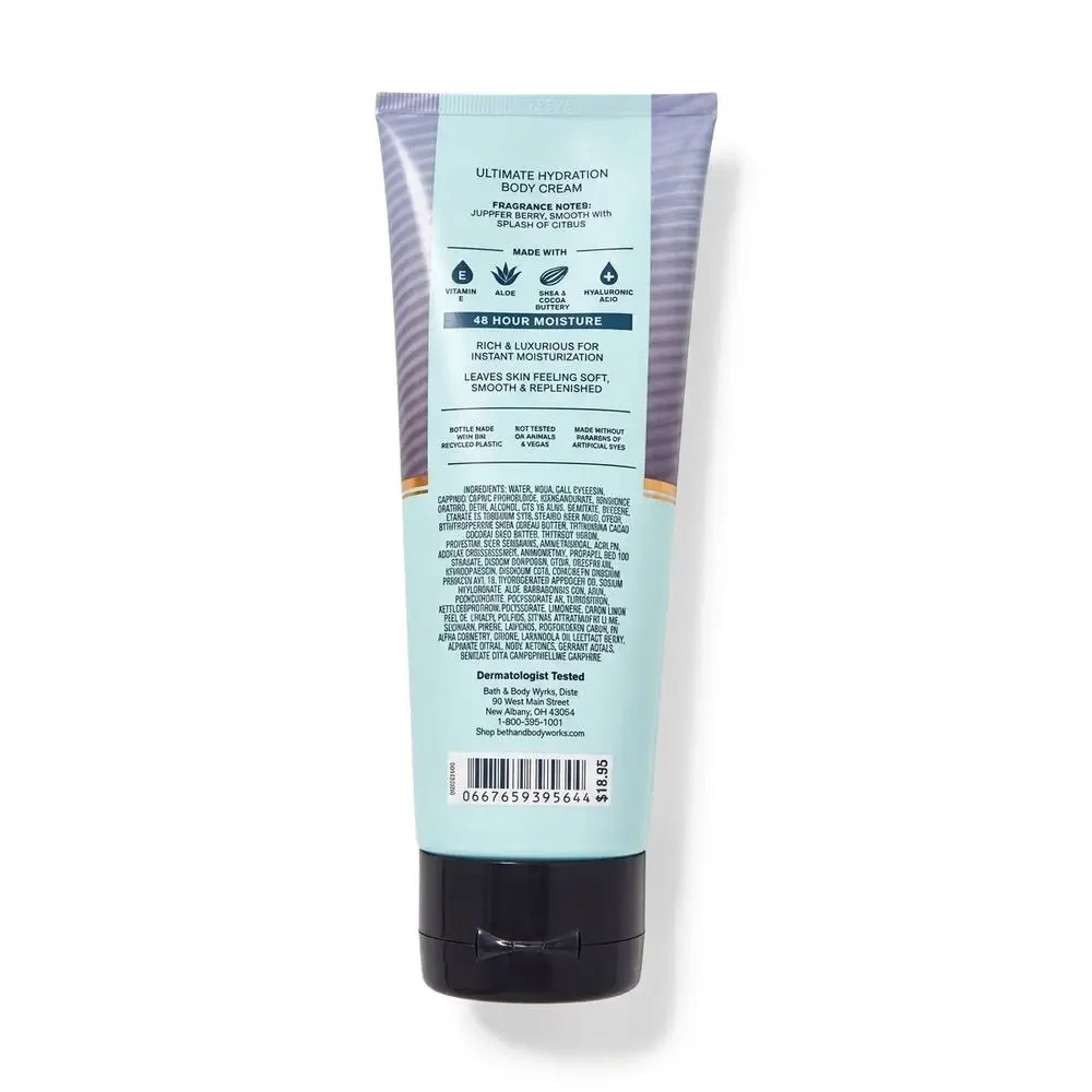 NEW! Bath & Body Works Distiller's Gin Men Collection Body Care Cream Lotion
